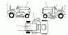 Husqvarna LTH 120 (954140003A) - Lawn Tractor (1997-12 & After) Ersatzteile Decals