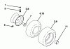 Husqvarna LTH 120 (954140003A) - Lawn Tractor (1997-12 & After) Ersatzteile Wheels And Tires