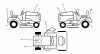 Husqvarna LTH 120 (954140003B) - Lawn Tractor (1997-12 & After) Ersatzteile Decals