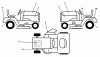 Husqvarna LTH 120 (954140003C) - Lawn Tractor (1998-02 & After) Ersatzteile Decals