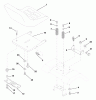 Husqvarna LTH 120 (954140003C) - Lawn Tractor (1998-02 & After) Ersatzteile Seat Assembly