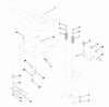 Husqvarna LTH 120 (954140003F) - Lawn Tractor (1999-03 & After) Ersatzteile Seat Assembly