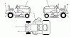 Husqvarna LTH 120 (954140013A) - Lawn Tractor (1997-12 & After) Ersatzteile Decals