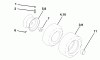 Husqvarna LTH 120 (954140013A) - Lawn Tractor (1997-12 & After) Ersatzteile Wheels & Tires