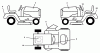 Husqvarna LTH 120 (954140106B) - Lawn Tractor (2000-01 & After) Ersatzteile Decals
