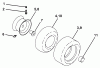 Husqvarna LTH 120 (954140106A) - Lawn Tractor (1999-10 & After) Ersatzteile Wheels & Tires