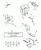 Husqvarna LTH 125 (954000782) (HC125H42A) - Lawn Tractor (1994-01 & After) Ersatzteile Engine