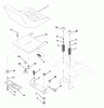 Husqvarna LTH 125 (954000782) (HC125H42A) - Lawn Tractor (1994-01 & After) Ersatzteile Seat
