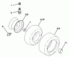 Husqvarna LTH 125 (954000782) (HC125H42A) - Lawn Tractor (1994-01 & After) Ersatzteile Wheels And Tires