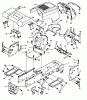 Husqvarna LTH 125 (954002721) (HC125H42C) - Lawn Tractor (1996-04 & After) Ersatzteile Chassis And Enclosures