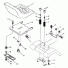Husqvarna LTH 125 (954002721) (HC125H42C) - Lawn Tractor (1996-04 & After) Ersatzteile Seat