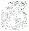 Husqvarna LTH 126 (96041019902) - Lawn Tractor (2012-05 & After) Ersatzteile CHASSIS ENCLOSURES