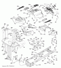 Husqvarna LTH 126 (96041019903) - Lawn Tractor (2013-04) Ersatzteile CHASSIS ENCLOSURES