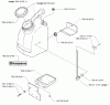 Husqvarna KV 03 - Trolley Cart for 371 K / 3210 K (2000-03 to 2006-12) Ersatzteile Fuel Tank