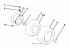 Husqvarna LTH 126 (96041020501) - Lawn Tractor (2011-07 & After) Ersatzteile WHEELS TIRES