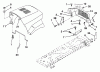 Husqvarna LTH 13 (954001042) (HAR13H38B) - Lawn Tractor (1995-01 & After) Ersatzteile Hood