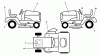 Husqvarna LTH 130 (954140005) (HCLTH130J) - Lawn Tractor (1999-01 & After) Ersatzteile Decals