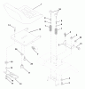 Husqvarna LTH 130 (954140005C) - Lawn Tractor (1998-02 & After) Ersatzteile Seat Assembly