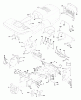 Husqvarna LTH 130 (954140005D) - Lawn Tractor (1998-02 & After) Ersatzteile Chassis And Enclosures