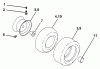 Husqvarna LTH 130 (954140005E) - Lawn Tractor (1997-10 & After) Ersatzteile Wheels & Tires