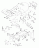 Husqvarna LTH 130 (954140005E) - Lawn Tractor (1997-10 & After) Ersatzteile Chassis And Enclosures