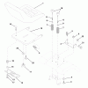 Husqvarna LTH 130 (954140005G) - Lawn Tractor (1998-07 & After) Ersatzteile Seat Assembly