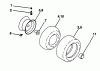 Husqvarna LTH 130 (954140005H) - Lawn Tractor (1998-07 & After) Ersatzteile Wheels & Tires