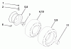 Husqvarna LTH 130 (954140107A) - Lawn Tractor (1999-11 & After) Ersatzteile Wheels & Tires