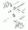 Husqvarna LTH 130 (954830061A) - Lawn Tractor (1996-01 & After) Ersatzteile Hydro Transaxle - Model Number 0310-0500