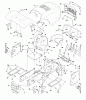 Husqvarna LTH 130 (954830061B) - Lawn Tractor (1996-02 & After) Ersatzteile Chassis And Enclosures