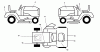 Husqvarna LTH 130 (954830061B) - Lawn Tractor (1996-02 & After) Ersatzteile Decals