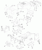 Husqvarna LTH 1342 (954568519) (LTHK 1342 A) - Lawn Tractor (2002-01 to 2002-01) Ersatzteile Chassis And Enclosures