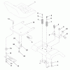 Husqvarna LTH 1342B (954567031) - Lawn Tractor (2001-01 & After) Ersatzteile Seat Assembly