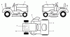 Husqvarna LTH 1342C (954567031) - Lawn Tractor (2001-11 & After) Ersatzteile Decals