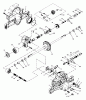 Husqvarna LTH 140 (954001192A) - Lawn Tractor (1995-01 & After) Ersatzteile Hydro-Gear Transaxle