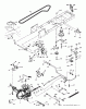 Husqvarna LTH 141 (96011030101) - Lawn Tractor (2012-08 & After) Ersatzteile DRIVE