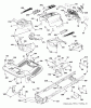 Husqvarna LTH 1438 (96043005800) - Lawn Tractor (2011-06 & After) Ersatzteile CHASSIS ENCLOSURES