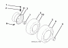 Husqvarna LTH 1438 (96043005800) - Lawn Tractor (2011-06 & After) Ersatzteile WHEELS TIRES