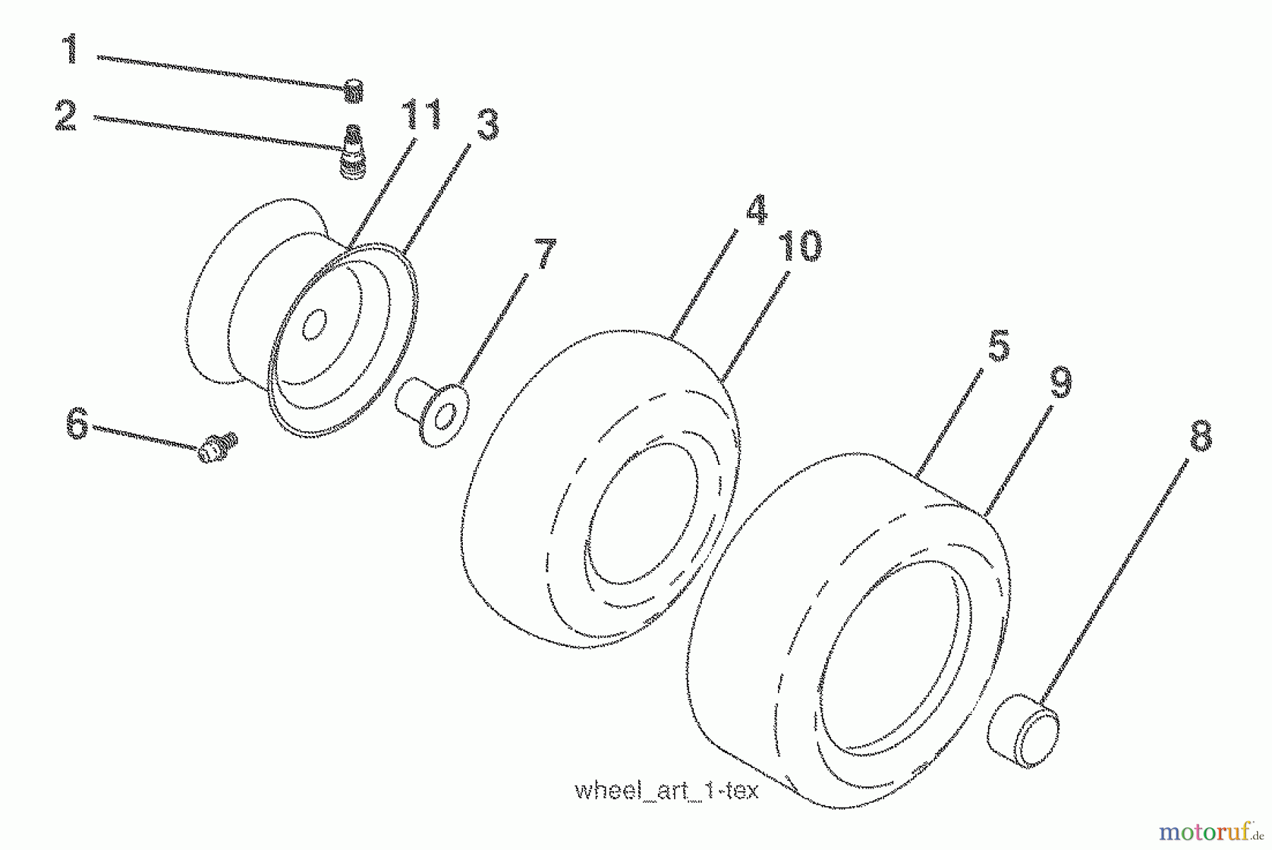 Husqvarna Rasen und Garten Traktoren LTH 1438 (96043006900) - Husqvarna Lawn Tractor (2008-12 & After) (California) Wheels And Tires
