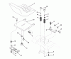 Husqvarna LTH 145 (954140006A) - Lawn Tractor (1997-12 & After) Ersatzteile Seat Assembly