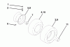Husqvarna LTH 145 (954140006D) - Lawn Tractor (1998-07 & After) Ersatzteile Wheels And Tires