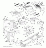 Husqvarna LTH 152 (96041003008) - Lawn Tractor (2011-07 & After) Ersatzteile CHASSIS ENCLOSURES