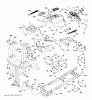 Husqvarna LTH 151 (96041020101) - Lawn Tractor (2011-05 & After) Ersatzteile CHASSIS ENCLOSURES