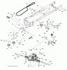 Husqvarna LTH 154 (96041024201) - Lawn Tractor (2012-07 & After) Ersatzteile DRIVE
