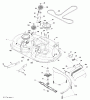 Husqvarna LTH 154 (96041024201) - Lawn Tractor (2012-07 & After) Ersatzteile MOWER DECK / CUTTING DECK