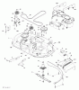 Husqvarna LTH 154 (96041024300) - Lawn Tractor (2012-01 & After) Ersatzteile MOWER DECK / CUTTING DECK
