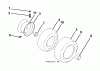 Husqvarna LTH 174 (96041024500) - Lawn Tractor (2011-12 & After) Ersatzteile WHEELS TIRES