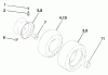 Husqvarna LTH 1742A (954570376) - Lawn Tractor (2002-11 & After) Ersatzteile Wheels & Tires