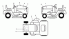 Husqvarna LTH 1742C (954570376) - Lawn Tractor (2003-02 & After) Ersatzteile Decals