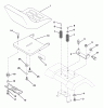 Husqvarna LTH 1742C (954570376) - Lawn Tractor (2003-02 & After) Ersatzteile Seat Assembly